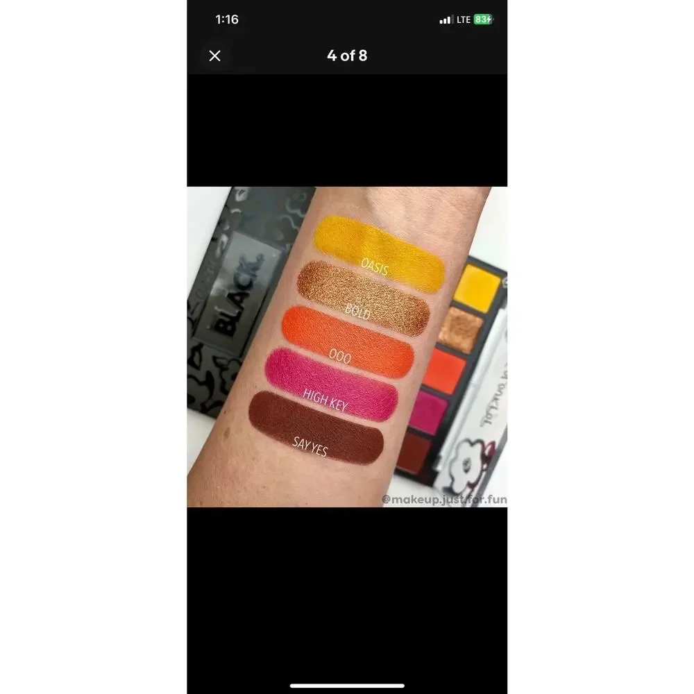 New ColourPop Cosmetics Make it Fearless Pressed Powder Palette